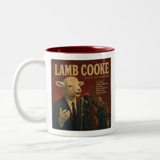 Caneca De Café Em Dois Tons Álbum Lamb Cooke: uma Paródia (Esquerda)