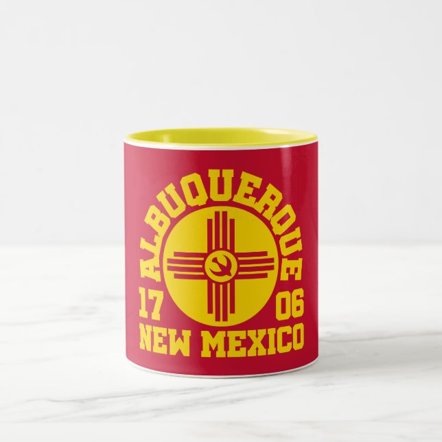 Caneca De Café Em Dois Tons Albuquerque,Novo México (Centro)