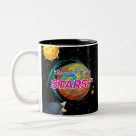 CANECA DE CAFÉ EM DOIS TONS ALCANCE AS ESTRELAS