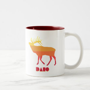Caneca De Café Em Dois Tons Alce de Idaho