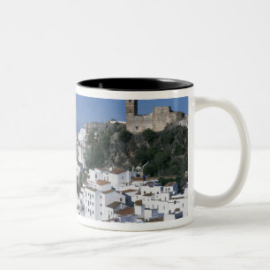 Caneca De Café Em Dois Tons Aldeia Branca de Casares, Andaluzia, Espanha 2