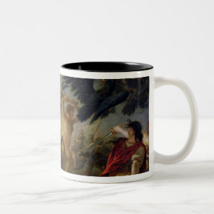 Caneca De Café Em Dois Tons Alegoria da batalha de Austerlitz