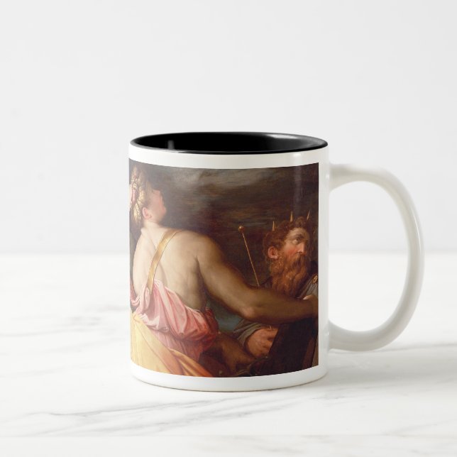 Caneca De Café Em Dois Tons Alegoria da geografia (Direita)