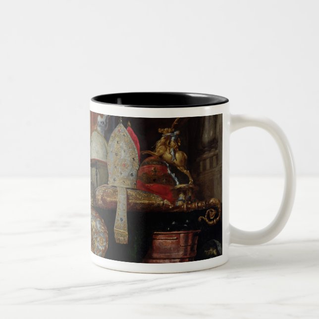 Caneca De Café Em Dois Tons Alegoria das vaidade do mundo, 1663 (Direita)