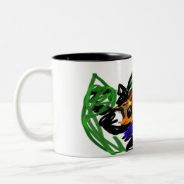 Caneca De Café Em Dois Tons Alegria husky