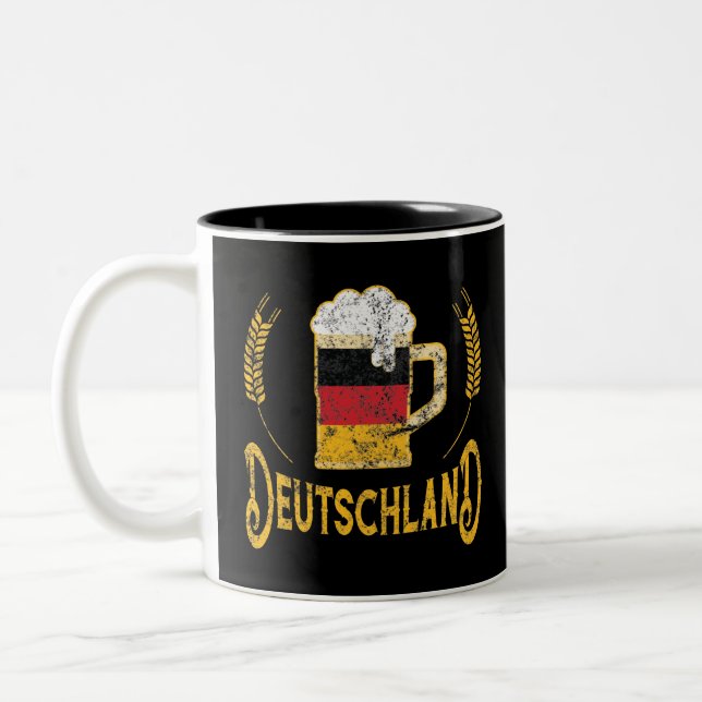 Caneca De Café Em Dois Tons Alemanha alemã Beer Lover Oktoberfest (Esquerda)