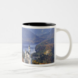 Caneca De Café Em Dois Tons Alemanha, Baviera, Castelo Neuschwanstein. Rei