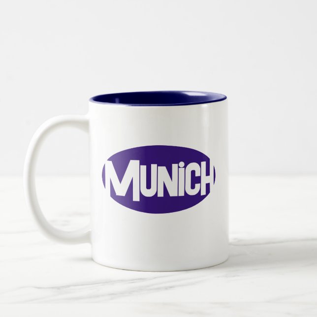 Caneca De Café Em Dois Tons Alemanha Munique Mug (Esquerda)