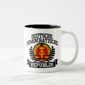 Caneca De Café Em Dois Tons Alemanha Oriental