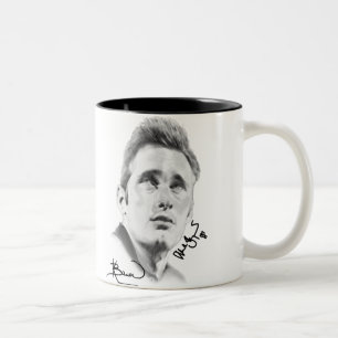 Caneca De Café Em Dois Tons "Alexander Skarsgard" por Kristin Bauer