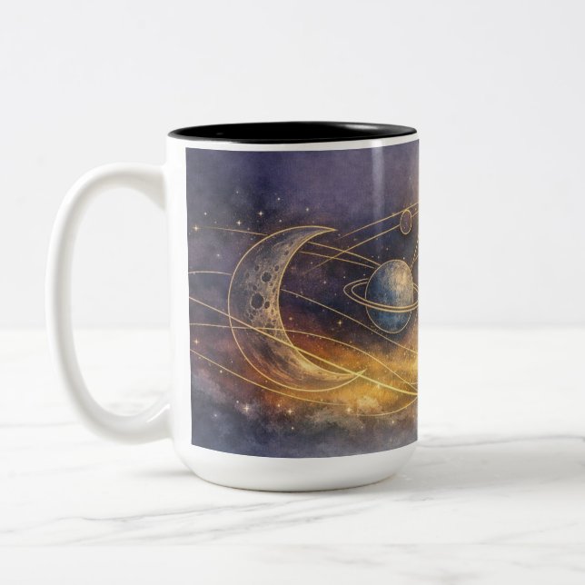 Caneca De Café Em Dois Tons Alfa 2 (Esquerda)