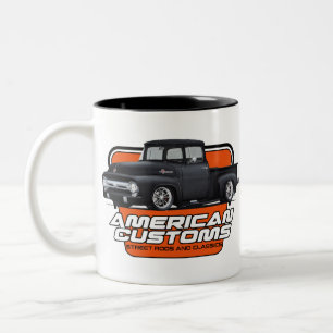 Caneca De Café Em Dois Tons Alfândegas Americanas F100