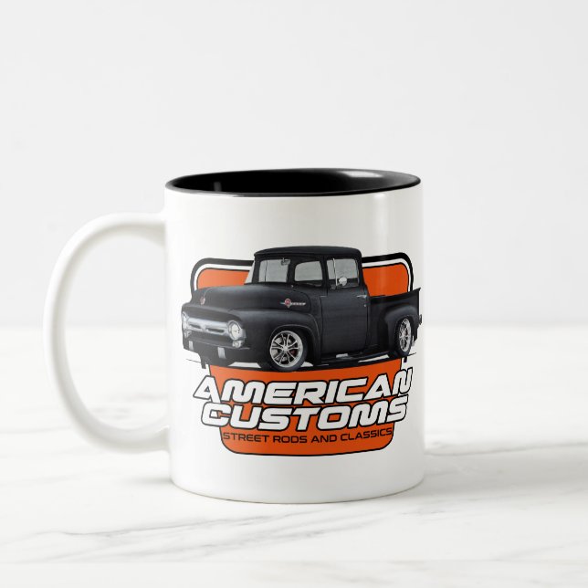 Caneca De Café Em Dois Tons Alfândegas Americanas F100 (Esquerda)