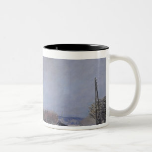 Caneca De Café Em Dois Tons Alfred Sisley   a inundação em Porto-Margoso