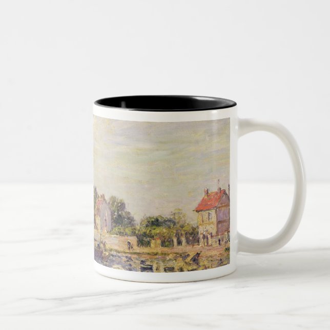 Caneca De Café Em Dois Tons Alfred Sisley | o Loing no Santo-Mammes (Direita)
