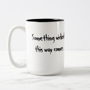 Caneca De Café Em Dois Tons Algo copo mau