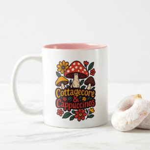 Caneca De Café Em Dois Tons Algodão estético Estilo de Vida Cozy Coffee Mug