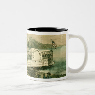Caneca De Café Em Dois Tons Algodão no Mississippi, 1870 da carga