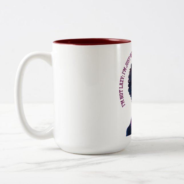 Caneca De Café Em Dois Tons Algoritmo (Esquerda)