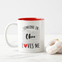 Alguém Em Ohio Me Ama A Mapear Coffee Mug