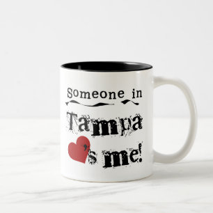 Caneca De Café Em Dois Tons Alguém em Tampa