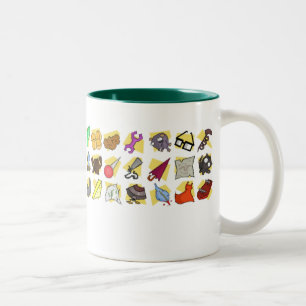 Caneca De Café Em Dois Tons "Algum do material que puro eu pegarei. "