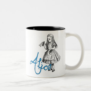 Caneca De Café Em Dois Tons Alice