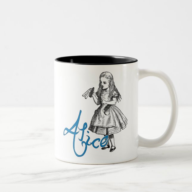 Caneca De Café Em Dois Tons Alice (Direita)