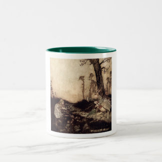 Caneca De Café Em Dois Tons Alice no país das maravilhas