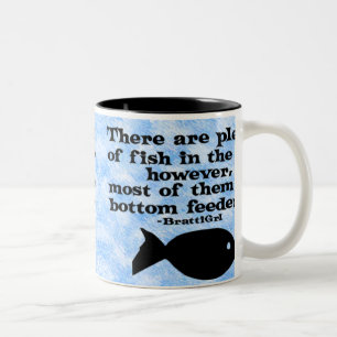 Caneca De Café Em Dois Tons Alimentadores inferiores