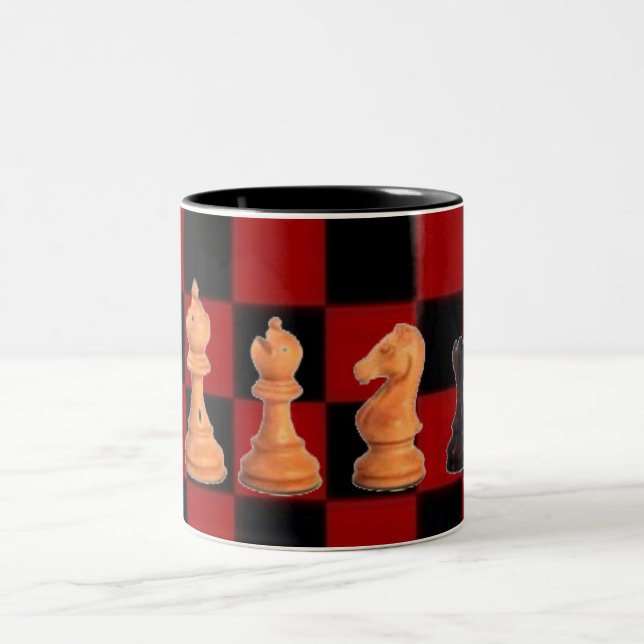 Caneca De Café Em Dois Tons Alise a fermentação… (Centro)