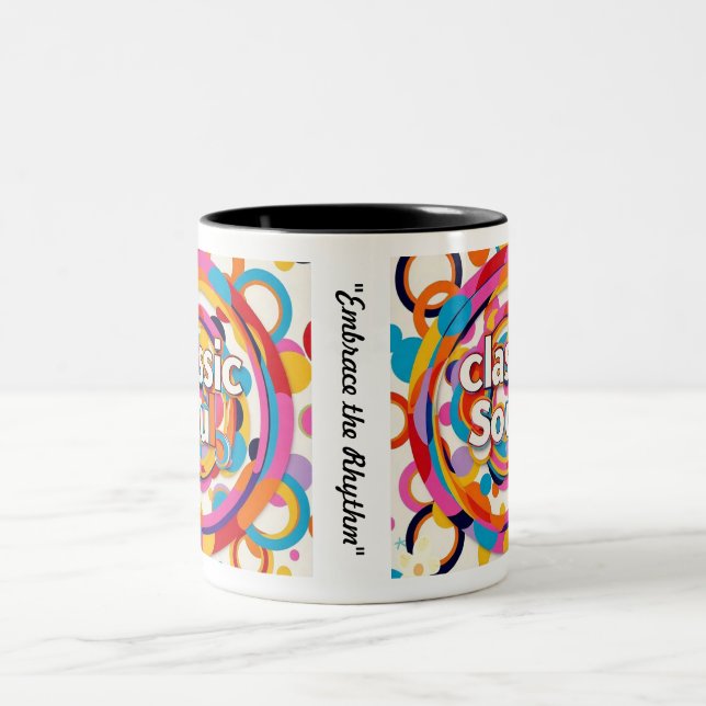 Caneca De Café Em Dois Tons "Alma cromática" (Centro)