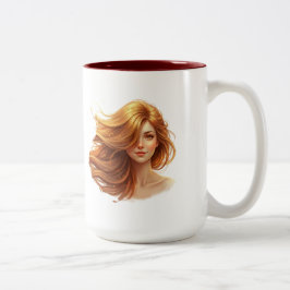 Caneca De Café Em Dois Tons Alma de Outono | Coleção Sazonal Beleza Atemporal