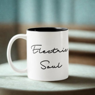 Caneca De Café Em Dois Tons Alma Elétrica - Cotação Inspiracional