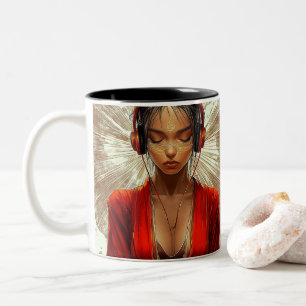 Caneca De Café Em Dois Tons Alma Tranquil