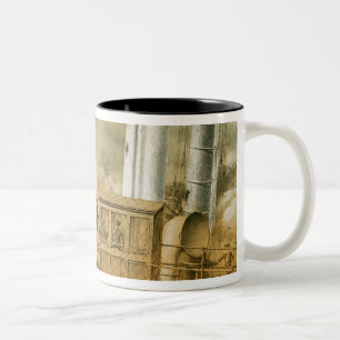 Caneca De Café Em Dois Tons Almirante Amedee Anatole Courbet