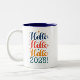 Caneca De Café Em Dois Tons Alô 2025