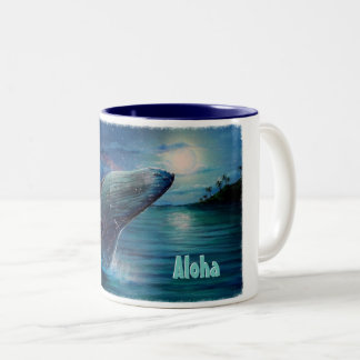 Caneca De Café Em Dois Tons Aloha