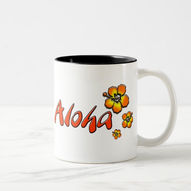 Caneca De Café Em Dois Tons Aloha Mug (Direita)