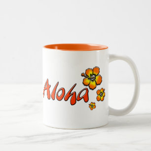 Caneca De Café Em Dois Tons Aloha Mug