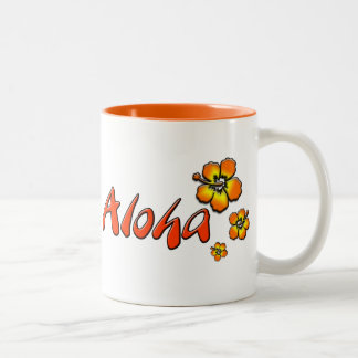 Caneca De Café Em Dois Tons Aloha Mug