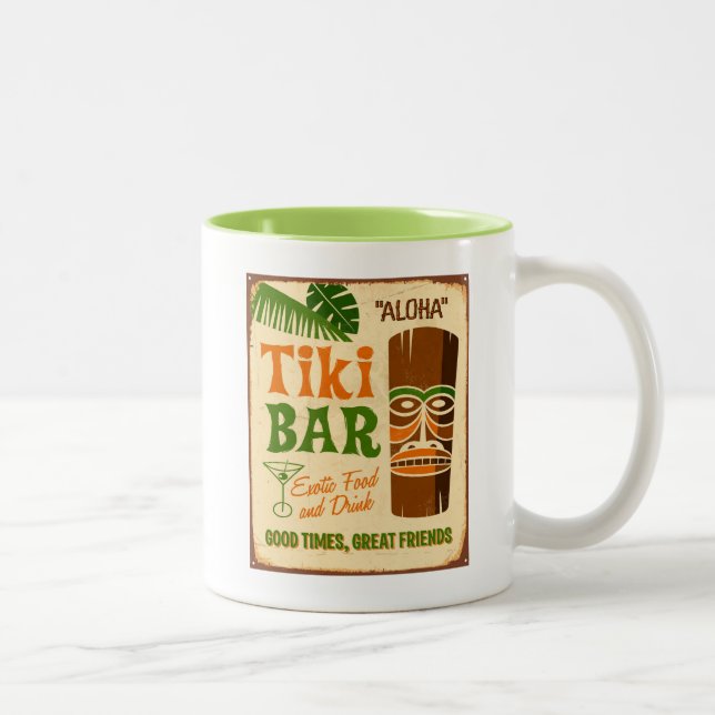Caneca De Café Em Dois Tons Aloha poster (Direita)