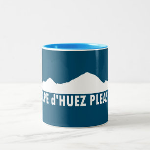 Caneca De Café Em Dois Tons Alpe d’Huez França, por favor