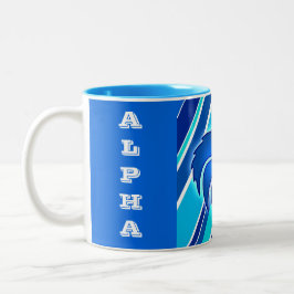 Caneca De Café Em Dois Tons Alpha Wolf
