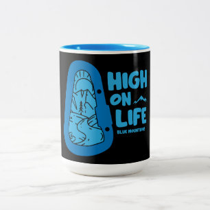 Caneca De Café Em Dois Tons Alpinismo às Montanhas Azuis Austrália