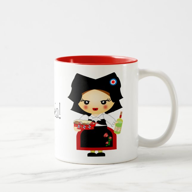 Caneca De Café Em Dois Tons Alsácia (Direita)