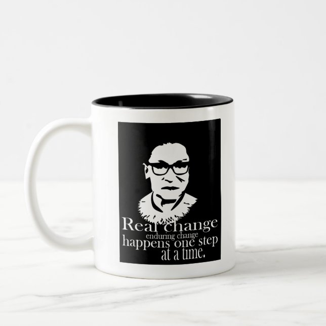 Caneca De Café Em Dois Tons Alteração RBG com uma etapa (Esquerda)