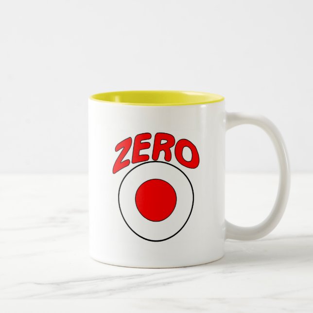 Caneca De Café Em Dois Tons Alvo Vermelho (Direita)