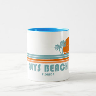 Caneca De Café Em Dois Tons Alys Beach Fort Walton Sun Palm Trees
