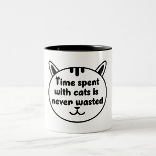 Caneca De Café Em Dois Tons Amante de animais se sentindo